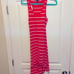 ✨2/20✨ Express size small racer back tank high low dress